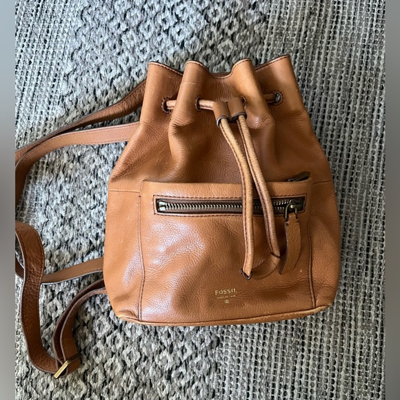 FOSSIL Leather Mini Vickery Backpack - Picture 2 of 6